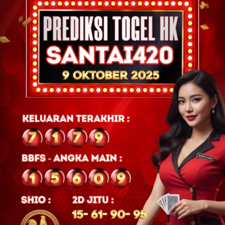 Prediksi Togel Hong Kong (HK) Jitu Hari Kamis, 9 Oktober 2025: Analisis Angka Pilihan