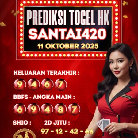 Prediksi Togel Hong Kong (HK) Jitu Hari Ini: 11 Oktober 2025 – LiveDemoPlay