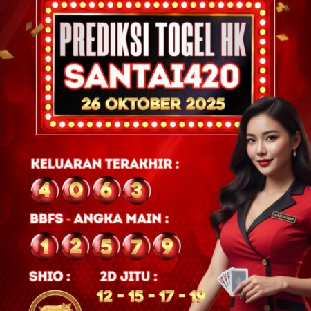 Prediksi Togel Hongkong 26 Oktober 2025: BBFS Jitu dan Terakurat dari LiveDemoPlay