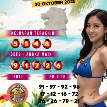 PREDIKSI TOGEL SINGAPORE (SGP) TERBARU 20 OKTOBER 2025 – ANGKA HOKI LIVEDEMOPLAY