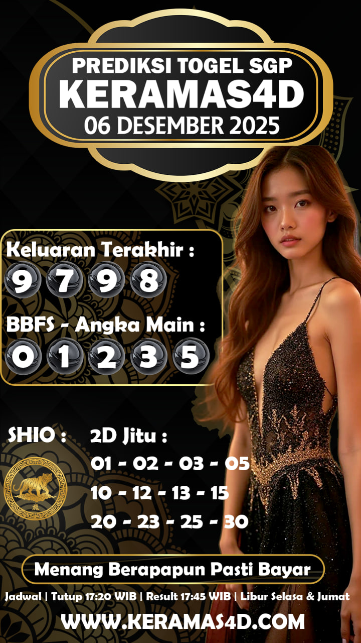 prediksi togel Singapore 6 desember 2025